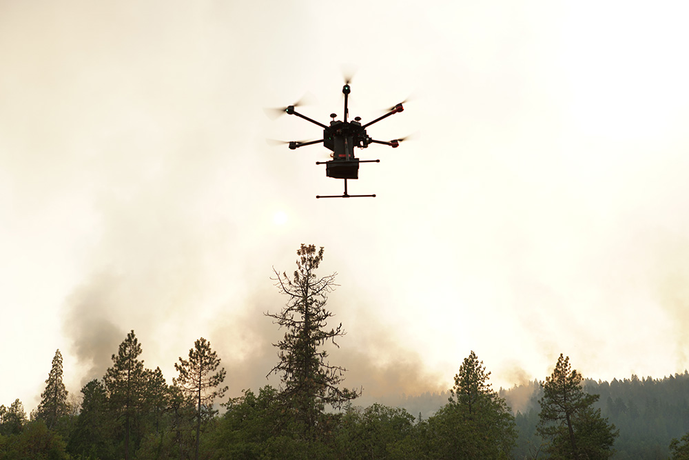 IGNIS at work during a wildfire