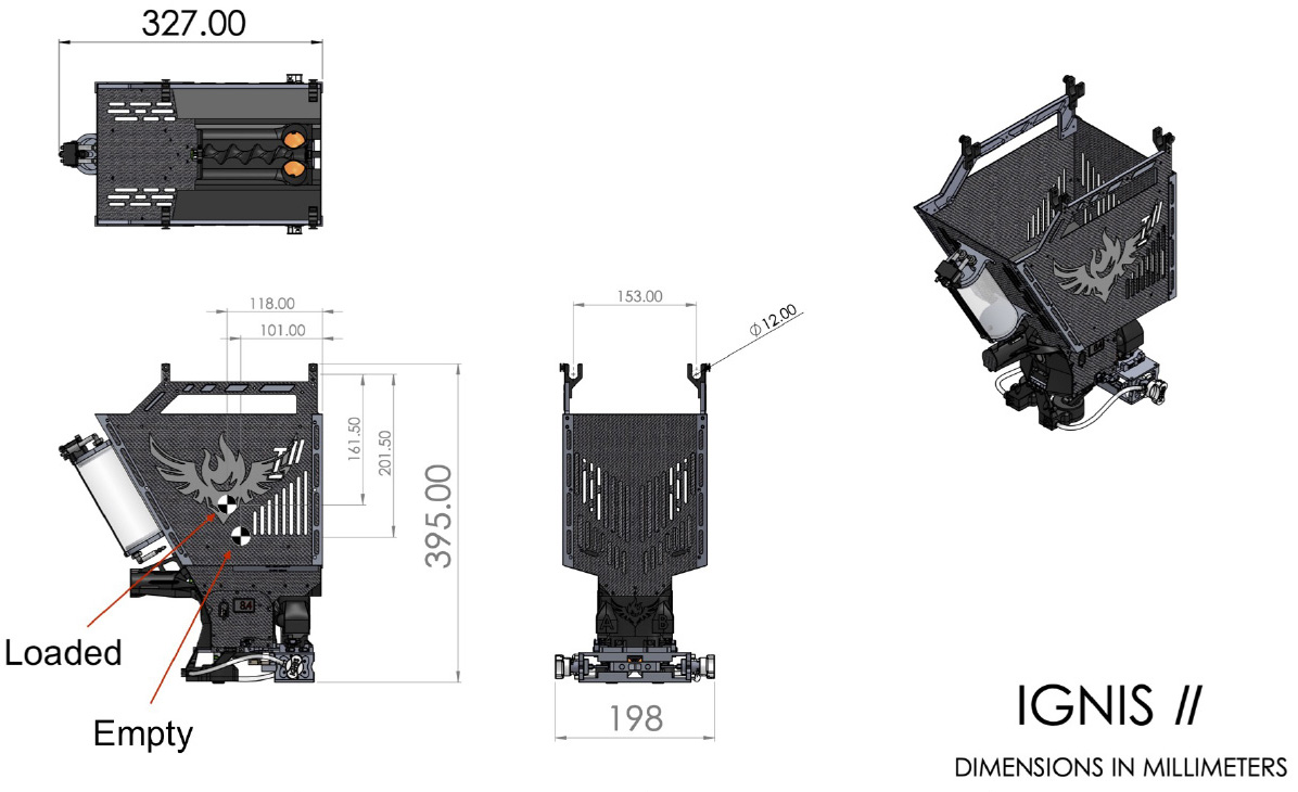 Drone dimensions